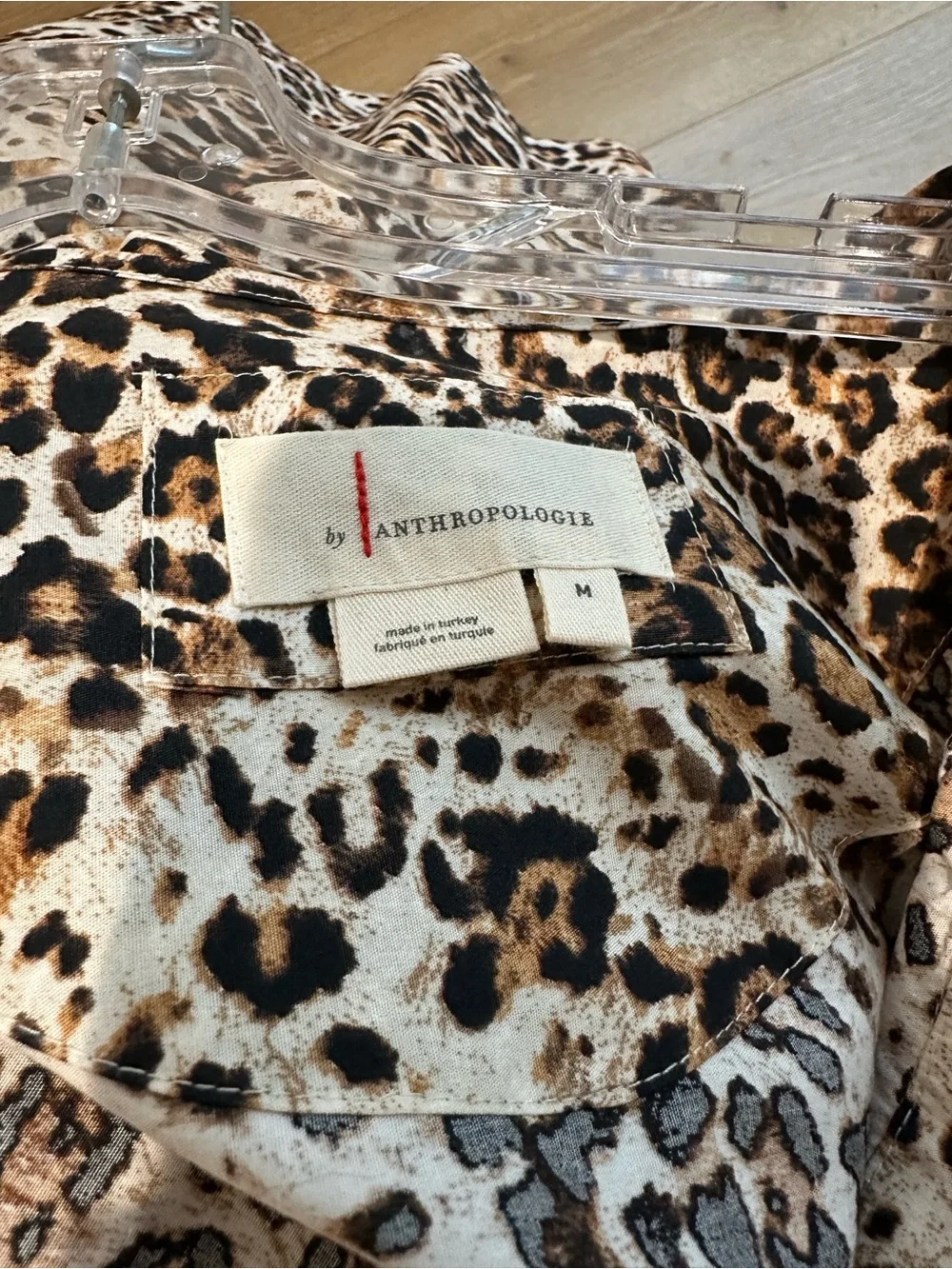 Anthropologie Leopard Print Maxi Dress - Brown, Black - Picture 3 of 3